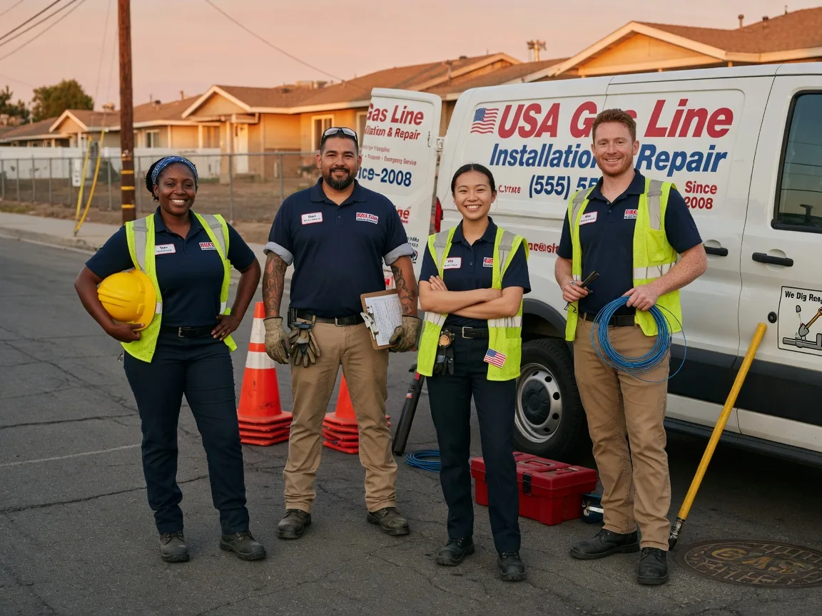 Gas Line Installation company in Woodsboro, TX
